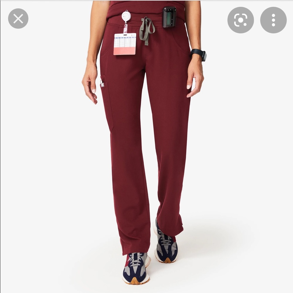 figs maroon xxs scub set - Picture 3 of 4